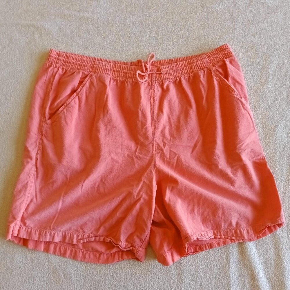 ERIKA - XL, Pink and white, 90s, vintage shorts